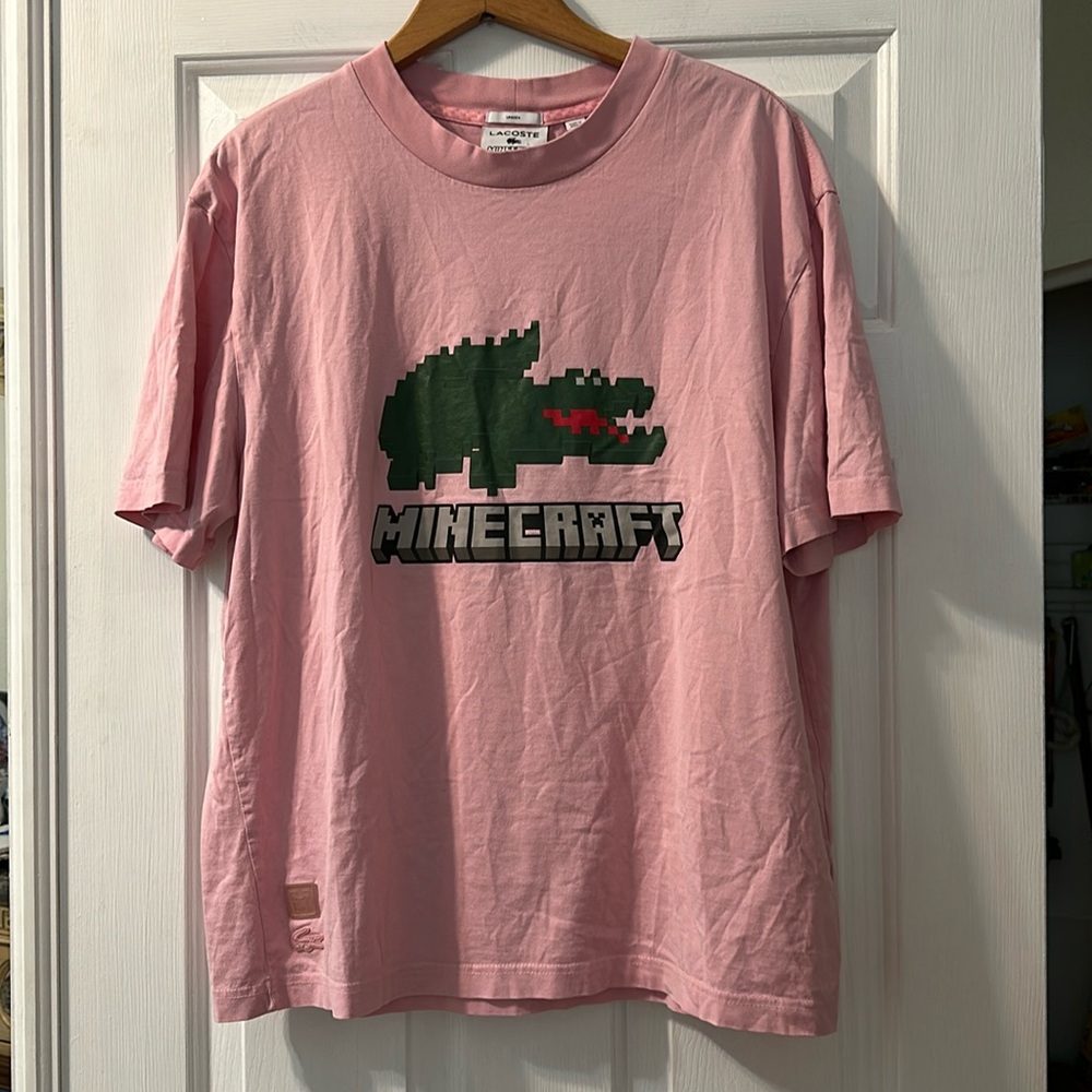 Lacoste Minecraft unisex T shirt